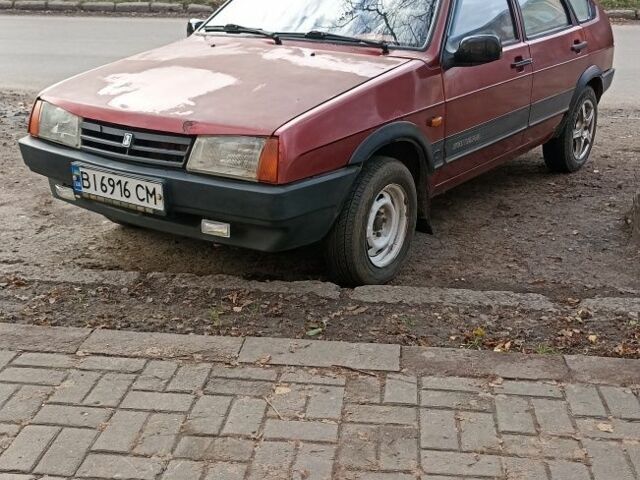 Красный ВАЗ 2109, объемом двигателя 1.5 л и пробегом 86 тыс. км за 807 $, фото 1 на Automoto.ua