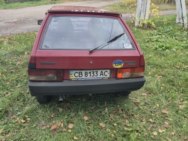 Красный ВАЗ 2109, объемом двигателя 1.5 л и пробегом 120 тыс. км за 700 $, фото 1 на Automoto.ua