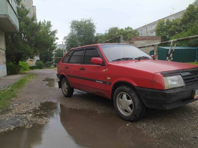 Красный ВАЗ 2109, объемом двигателя 1.3 л и пробегом 67 тыс. км за 1535 $, фото 1 на Automoto.ua