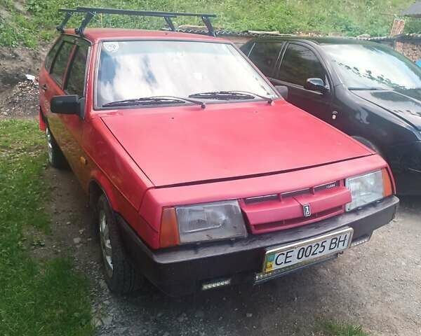 Красный ВАЗ 2109, объемом двигателя 1.3 л и пробегом 230 тыс. км за 1100 $, фото 1 на Automoto.ua