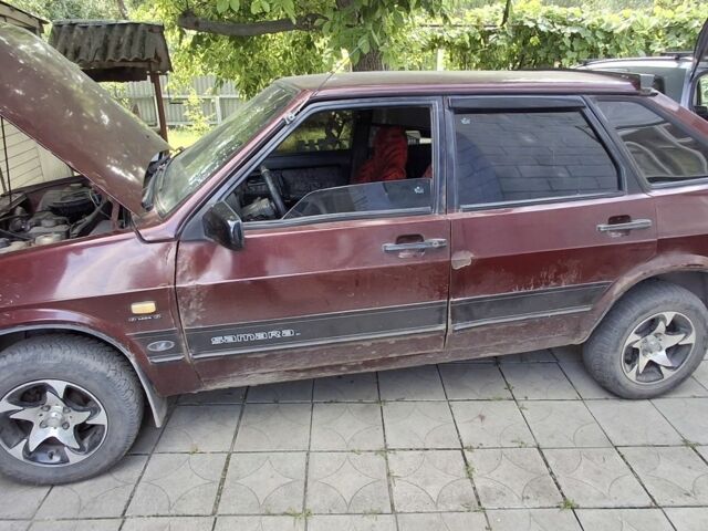 Красный ВАЗ 2109, объемом двигателя 1 л и пробегом 192 тыс. км за 720 $, фото 4 на Automoto.ua