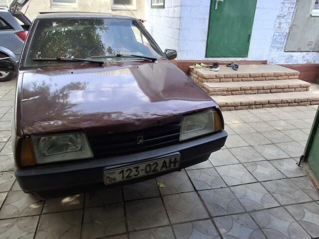Красный ВАЗ 2109, объемом двигателя 1 л и пробегом 192 тыс. км за 720 $, фото 1 на Automoto.ua