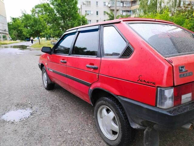 Красный ВАЗ 2109, объемом двигателя 1.3 л и пробегом 67 тыс. км за 1417 $, фото 2 на Automoto.ua