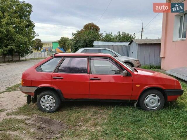 Красный ВАЗ 2109, объемом двигателя 1.3 л и пробегом 96 тыс. км за 1300 $, фото 3 на Automoto.ua