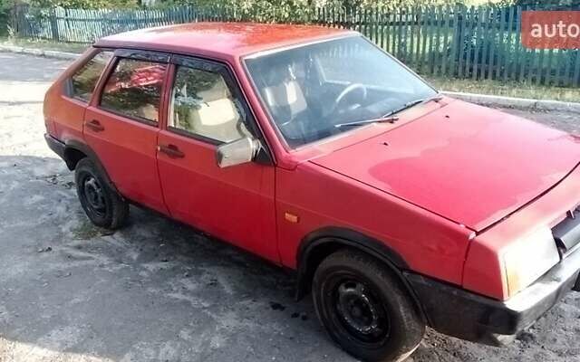 Красный ВАЗ 2109, объемом двигателя 1.29 л и пробегом 568 тыс. км за 600 $, фото 9 на Automoto.ua