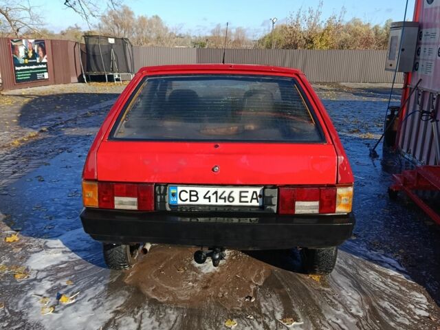 Красный ВАЗ 2109, объемом двигателя 1 л и пробегом 1000 тыс. км за 450 $, фото 3 на Automoto.ua