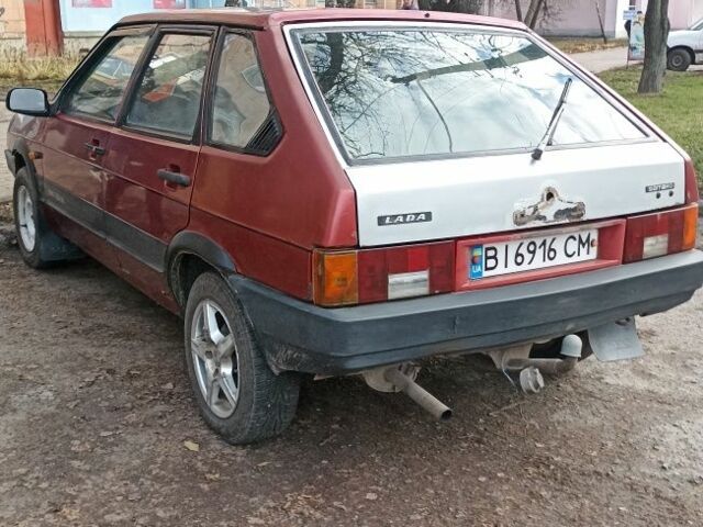 Красный ВАЗ 2109, объемом двигателя 1.5 л и пробегом 86 тыс. км за 807 $, фото 2 на Automoto.ua