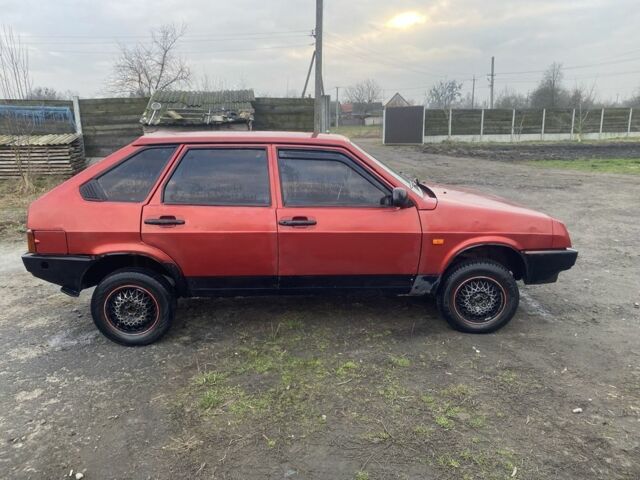 Червоний ВАЗ 2109, об'ємом двигуна 1.3 л та пробігом 350 тис. км за 399 $, фото 4 на Automoto.ua