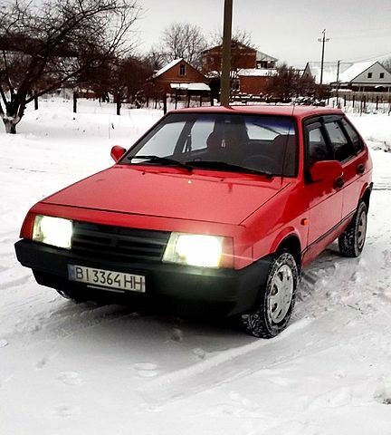 Червоний ВАЗ 2109, об'ємом двигуна 1.3 л та пробігом 100 тис. км за 1200 $, фото 1 на Automoto.ua