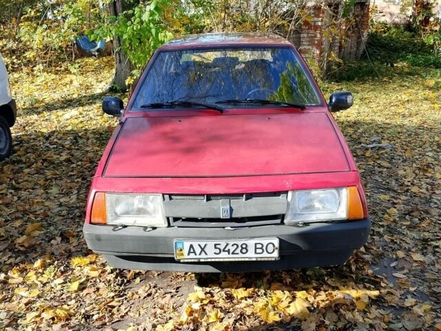 Красный ВАЗ 2109, объемом двигателя 1.3 л и пробегом 219 тыс. км за 834 $, фото 4 на Automoto.ua