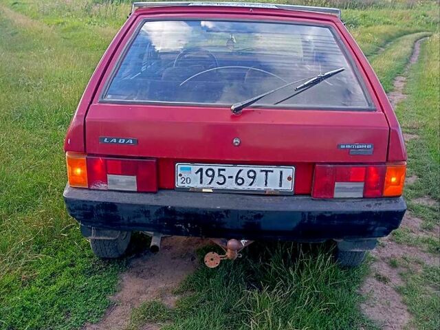Красный ВАЗ 2109, объемом двигателя 1.3 л и пробегом 177 тыс. км за 650 $, фото 4 на Automoto.ua
