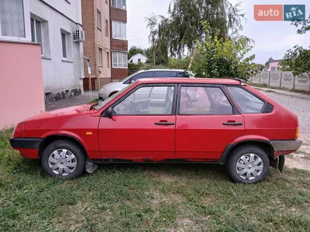 Красный ВАЗ 2109, объемом двигателя 1.3 л и пробегом 96 тыс. км за 1300 $, фото 4 на Automoto.ua