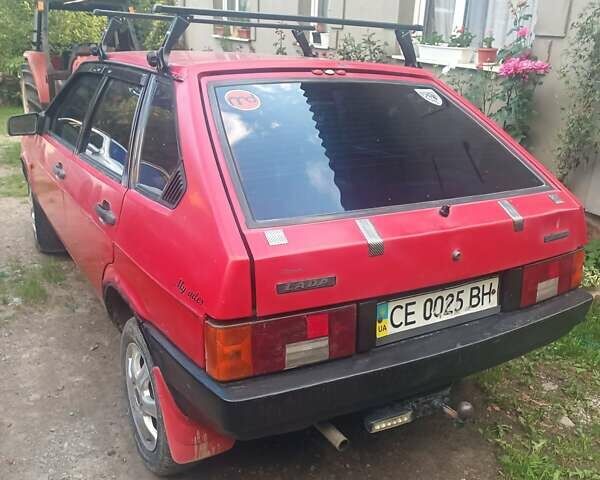 Красный ВАЗ 2109, объемом двигателя 1.3 л и пробегом 230 тыс. км за 1100 $, фото 5 на Automoto.ua