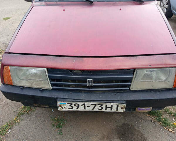 Красный ВАЗ 2109, объемом двигателя 1.5 л и пробегом 50 тыс. км за 700 $, фото 1 на Automoto.ua