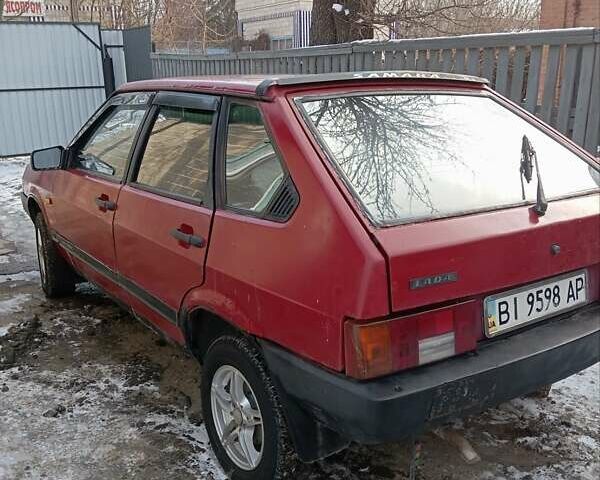 Красный ВАЗ 2109, объемом двигателя 1.5 л и пробегом 200 тыс. км за 1300 $, фото 4 на Automoto.ua