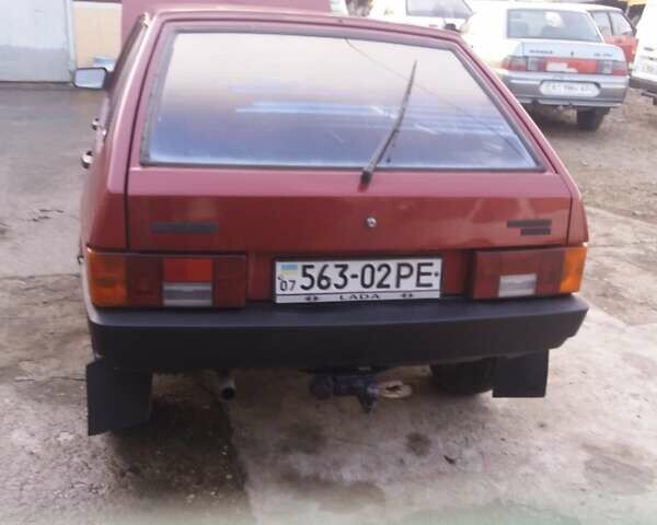 Красный ВАЗ 2109, объемом двигателя 1.5 л и пробегом 100 тыс. км за 750 $, фото 4 на Automoto.ua