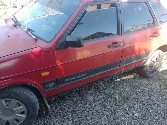 Красный ВАЗ 2109, объемом двигателя 1.5 л и пробегом 94 тыс. км за 650 $, фото 1 на Automoto.ua