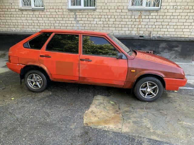 Красный ВАЗ 2109, объемом двигателя 1.5 л и пробегом 3 тыс. км за 1200 $, фото 1 на Automoto.ua