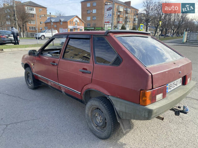 Красный ВАЗ 2109, объемом двигателя 1.29 л и пробегом 195 тыс. км за 550 $, фото 3 на Automoto.ua