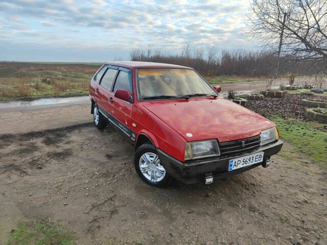 Красный ВАЗ 2109, объемом двигателя 1.5 л и пробегом 2 тыс. км за 1200 $, фото 1 на Automoto.ua