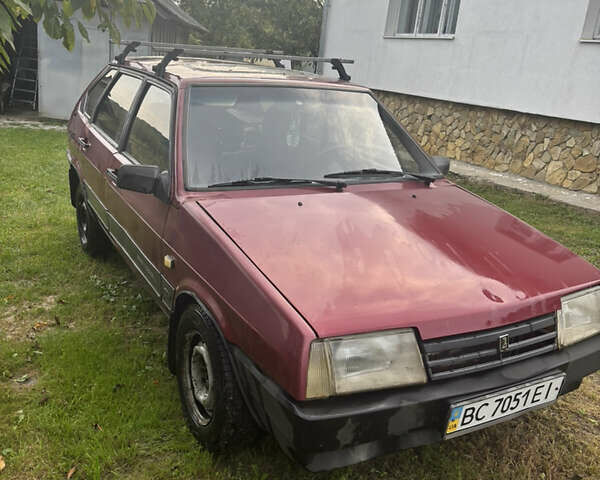 Красный ВАЗ 2109, объемом двигателя 1.5 л и пробегом 200 тыс. км за 800 $, фото 1 на Automoto.ua