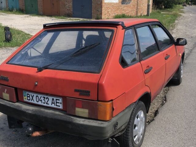Красный ВАЗ 2109, объемом двигателя 0 л и пробегом 157 тыс. км за 673 $, фото 3 на Automoto.ua