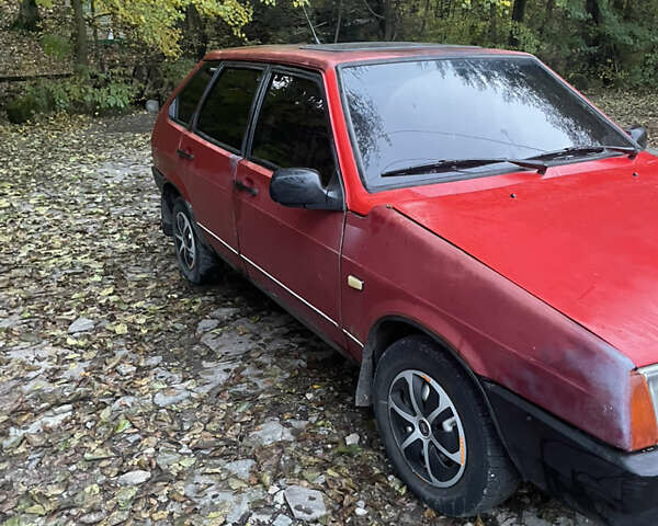 Красный ВАЗ 2109, объемом двигателя 1.3 л и пробегом 55 тыс. км за 600 $, фото 1 на Automoto.ua