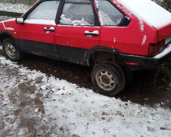Красный ВАЗ 2109, объемом двигателя 1.3 л и пробегом 111 тыс. км за 350 $, фото 3 на Automoto.ua