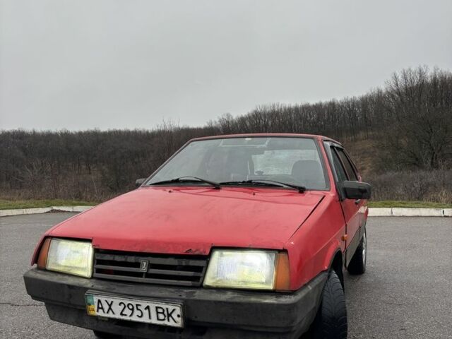 Красный ВАЗ 2109, объемом двигателя 1.3 л и пробегом 200 тыс. км за 650 $, фото 1 на Automoto.ua