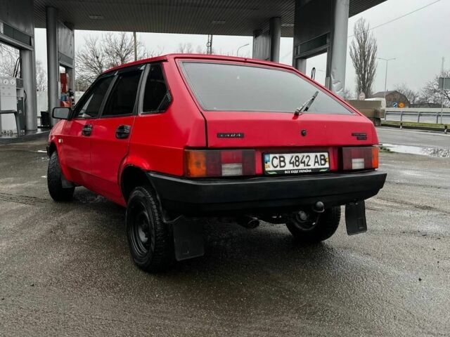 Красный ВАЗ 2109, объемом двигателя 1.5 л и пробегом 663 тыс. км за 945 $, фото 1 на Automoto.ua