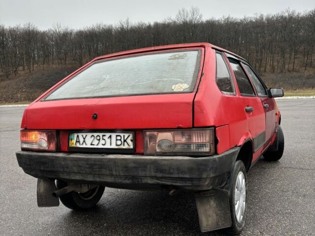Красный ВАЗ 2109, объемом двигателя 1.3 л и пробегом 200 тыс. км за 650 $, фото 3 на Automoto.ua