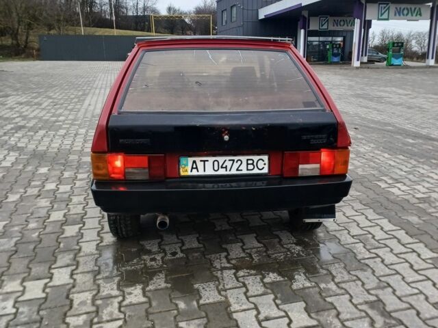 Красный ВАЗ 2109, объемом двигателя 1.3 л и пробегом 50 тыс. км за 592 $, фото 5 на Automoto.ua