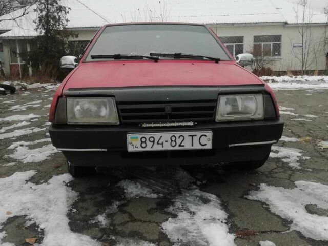Красный ВАЗ 2109, объемом двигателя 1.3 л и пробегом 100 тыс. км за 750 $, фото 3 на Automoto.ua
