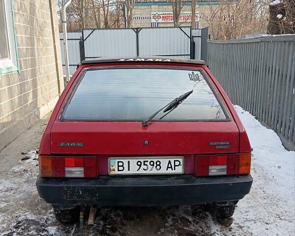 Красный ВАЗ 2109, объемом двигателя 1.5 л и пробегом 200 тыс. км за 1300 $, фото 3 на Automoto.ua