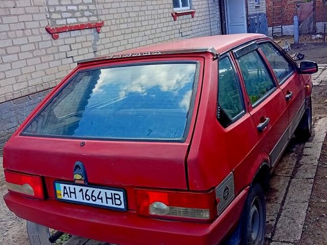 Красный ВАЗ 2109, объемом двигателя 1.3 л и пробегом 367 тыс. км за 700 $, фото 3 на Automoto.ua