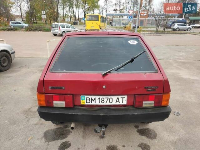 Красный ВАЗ 2109, объемом двигателя 1.5 л и пробегом 350 тыс. км за 1300 $, фото 1 на Automoto.ua