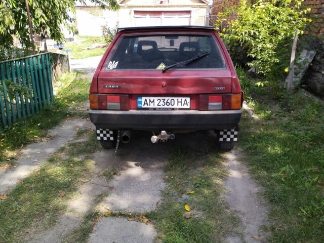 Красный ВАЗ 2109, объемом двигателя 1.3 л и пробегом 92 тыс. км за 1200 $, фото 1 на Automoto.ua