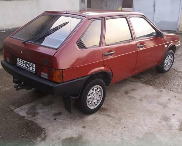 Красный ВАЗ 2109, объемом двигателя 1.5 л и пробегом 100 тыс. км за 750 $, фото 2 на Automoto.ua