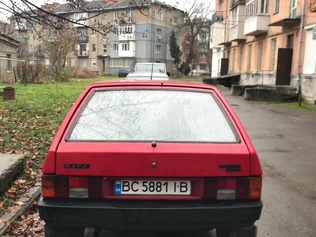 Красный ВАЗ 2109, объемом двигателя 1.3 л и пробегом 10 тыс. км за 750 $, фото 1 на Automoto.ua