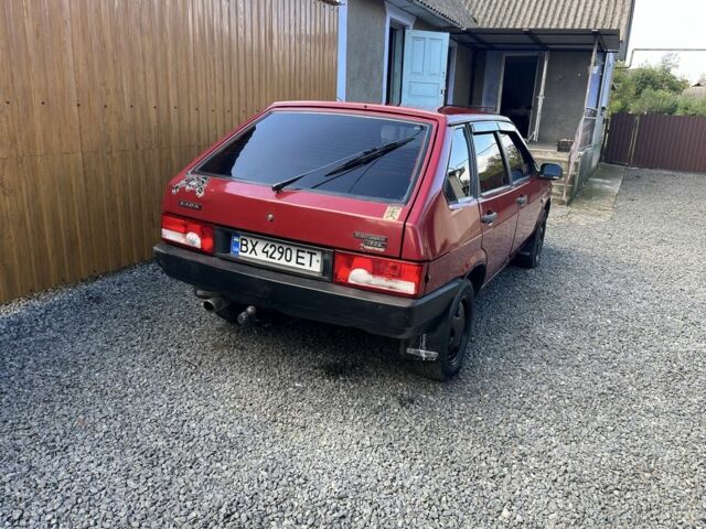 Красный ВАЗ 2109, объемом двигателя 1.3 л и пробегом 96 тыс. км за 1200 $, фото 2 на Automoto.ua