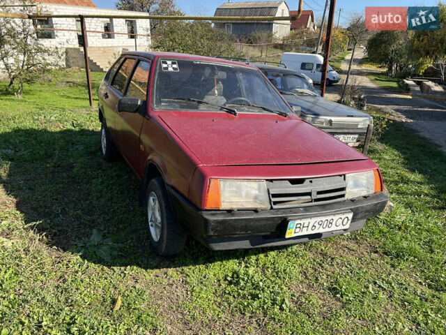 Красный ВАЗ 2109, объемом двигателя 1.3 л и пробегом 150 тыс. км за 799 $, фото 1 на Automoto.ua
