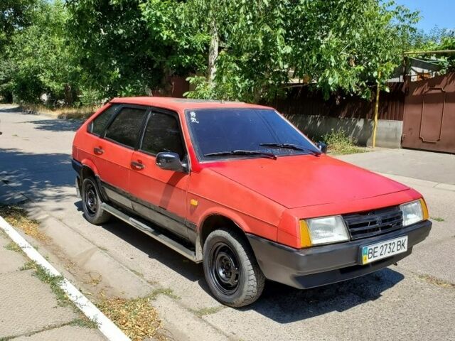 Красный ВАЗ 2109, объемом двигателя 1.3 л и пробегом 200 тыс. км за 750 $, фото 2 на Automoto.ua
