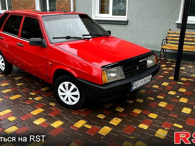 Красный ВАЗ 2109, объемом двигателя 1.5 л и пробегом 96 тыс. км за 1150 $, фото 1 на Automoto.ua