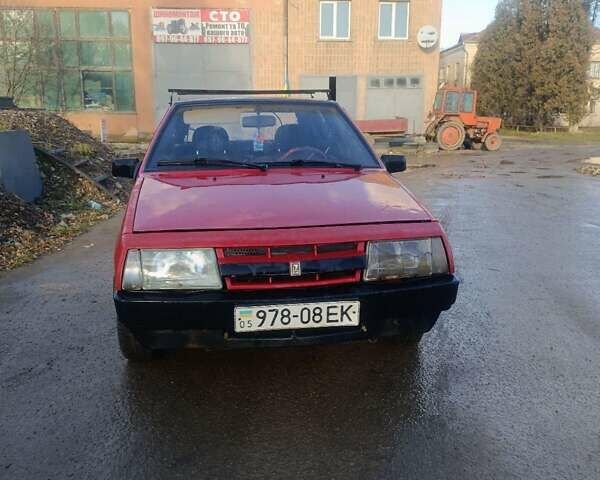 Красный ВАЗ 2109, объемом двигателя 1.3 л и пробегом 70 тыс. км за 450 $, фото 2 на Automoto.ua