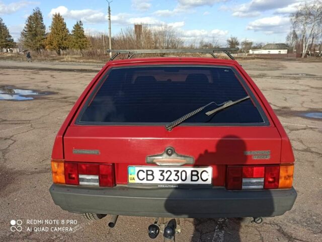 Красный ВАЗ 2109, объемом двигателя 1.3 л и пробегом 80 тыс. км за 1850 $, фото 2 на Automoto.ua