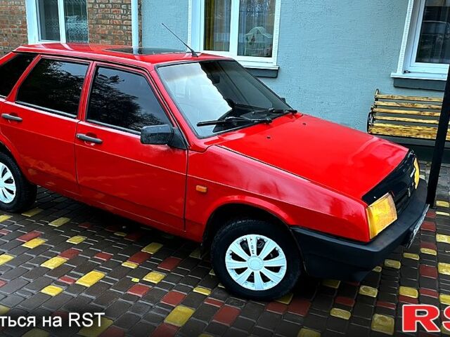 Красный ВАЗ 2109, объемом двигателя 1.5 л и пробегом 96 тыс. км за 1150 $, фото 1 на Automoto.ua
