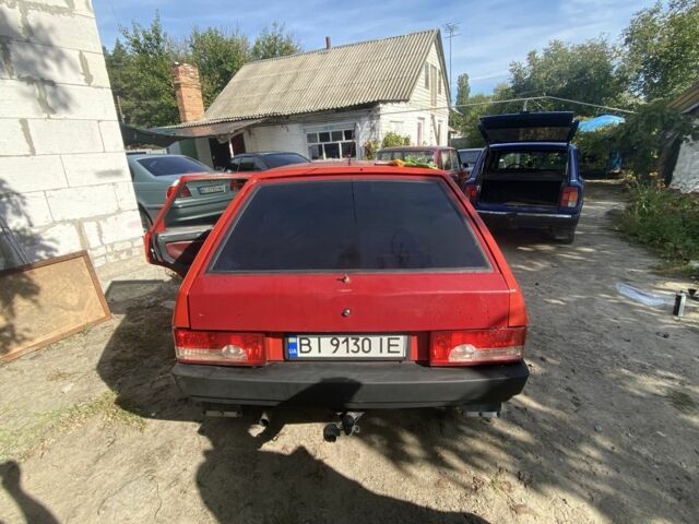 Красный ВАЗ 2109, объемом двигателя 1.5 л и пробегом 106 тыс. км за 858 $, фото 1 на Automoto.ua