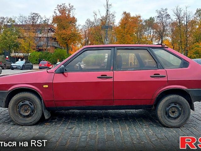 Красный ВАЗ 2109, объемом двигателя 1.5 л и пробегом 215 тыс. км за 1000 $, фото 4 на Automoto.ua