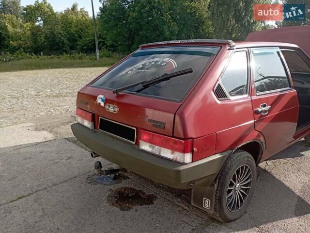 Красный ВАЗ 2109, объемом двигателя 1.3 л и пробегом 194 тыс. км за 1800 $, фото 5 на Automoto.ua