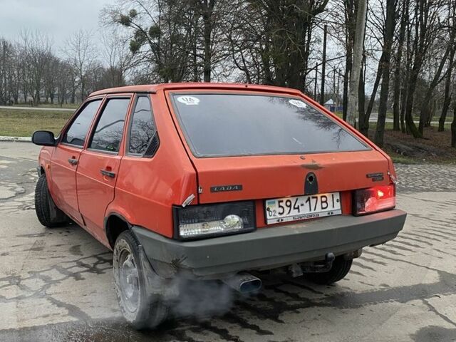 Красный ВАЗ 2109, объемом двигателя 1.3 л и пробегом 5 тыс. км за 750 $, фото 5 на Automoto.ua